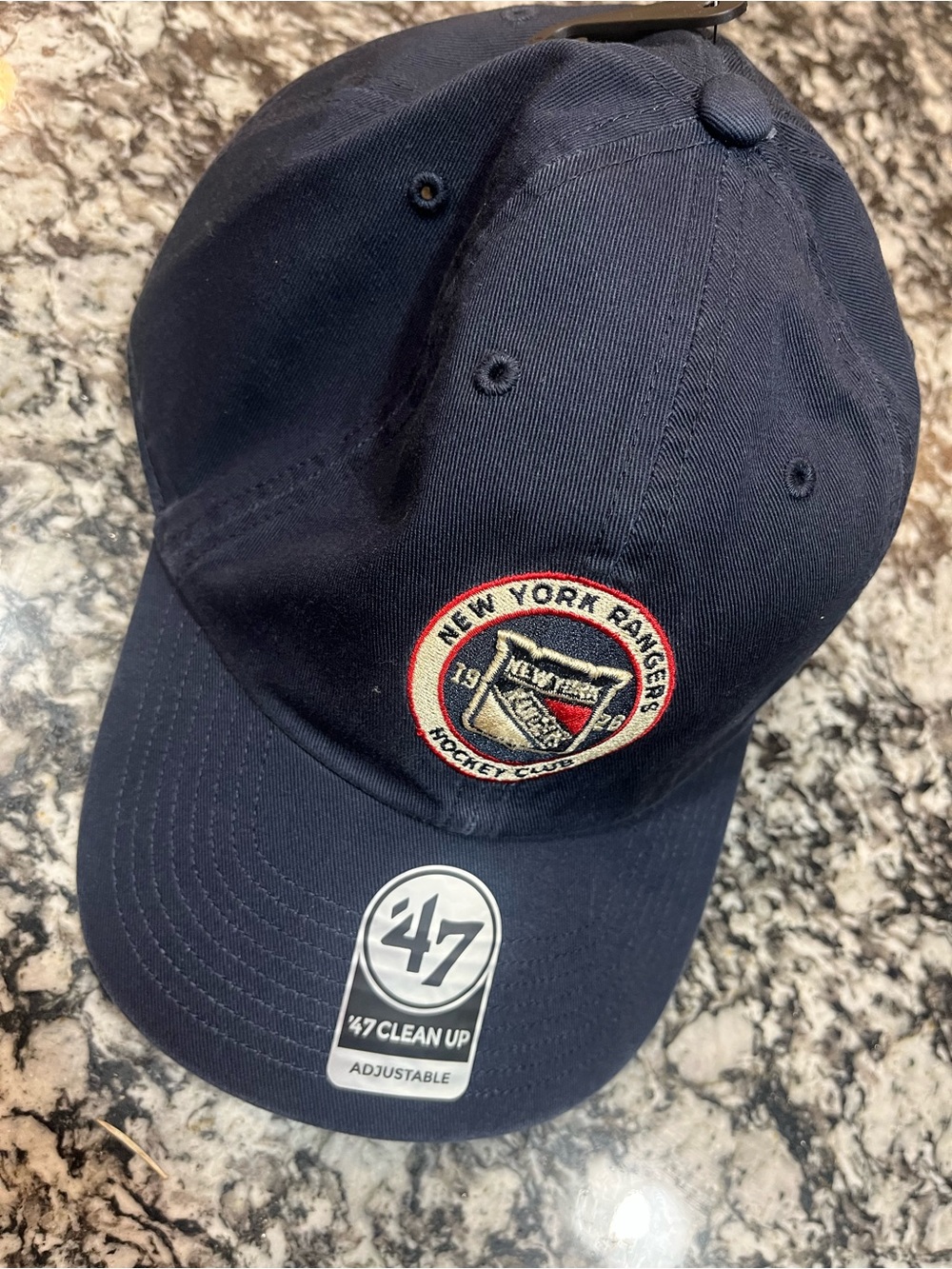 New York rangers Hockey Club 47 Baseball Cap Navy NWT Osfm